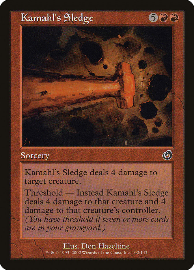 Kamahl's Sledge [Torment] | Chromatic Games
