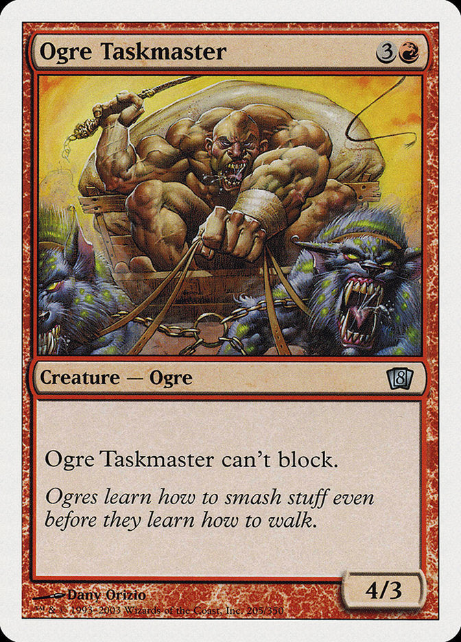 Ogre Taskmaster [Eighth Edition] | Chromatic Games