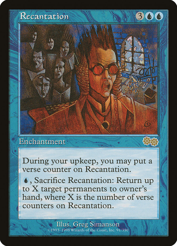 Recantation [Urza's Saga] | Chromatic Games