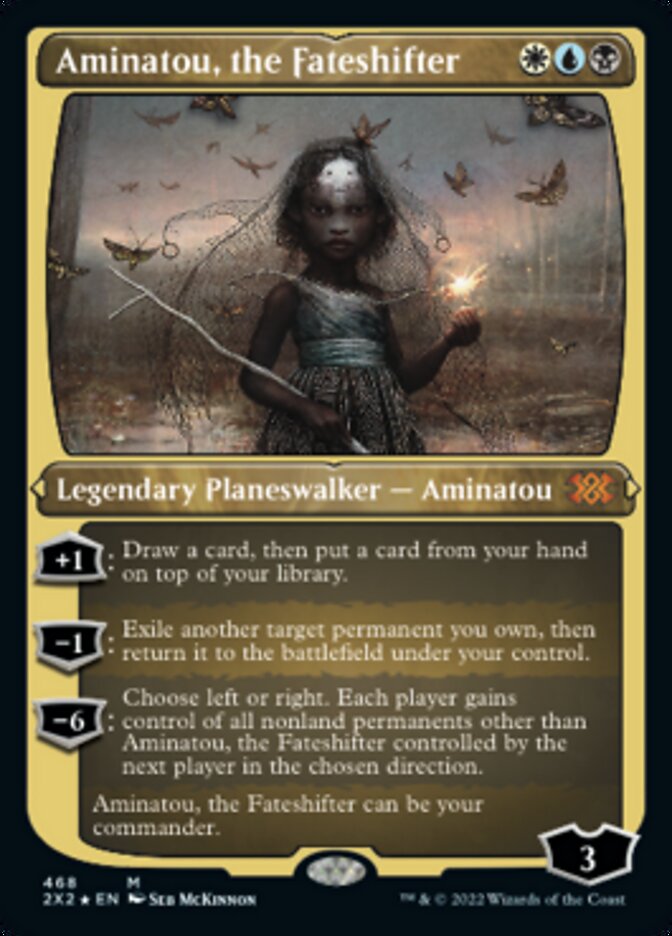 Aminatou, the Fateshifter (Foil Etched) [Double Masters 2022] | Chromatic Games