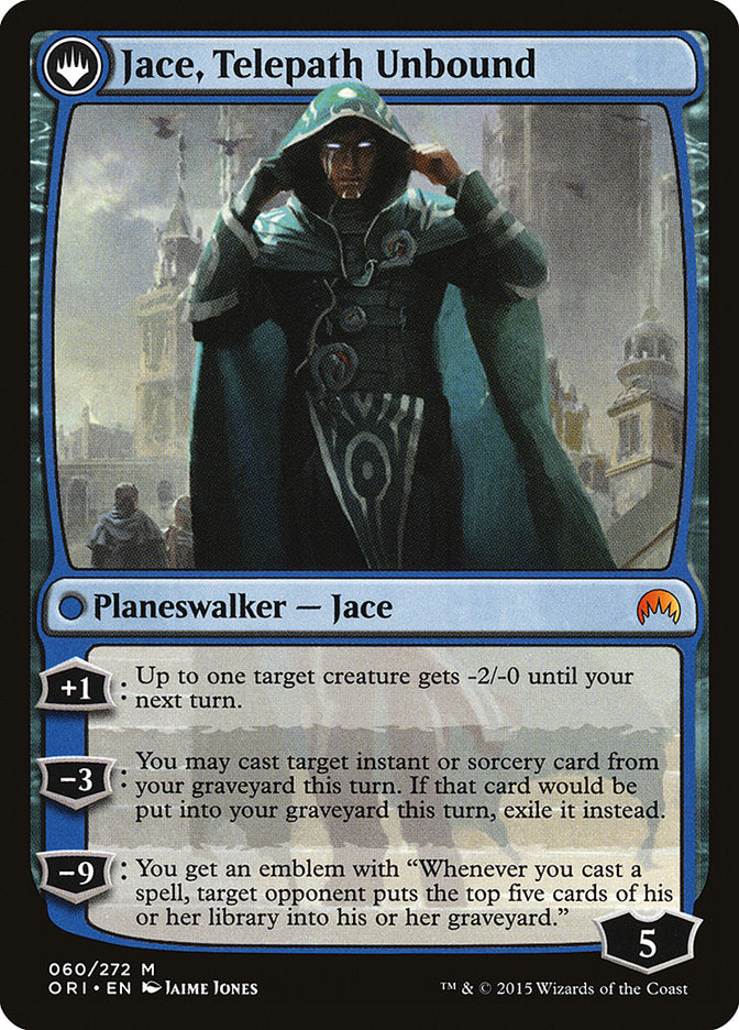 Jace, Vryn's Prodigy // Jace, Telepath Unbound [Magic Origins] | Chromatic Games