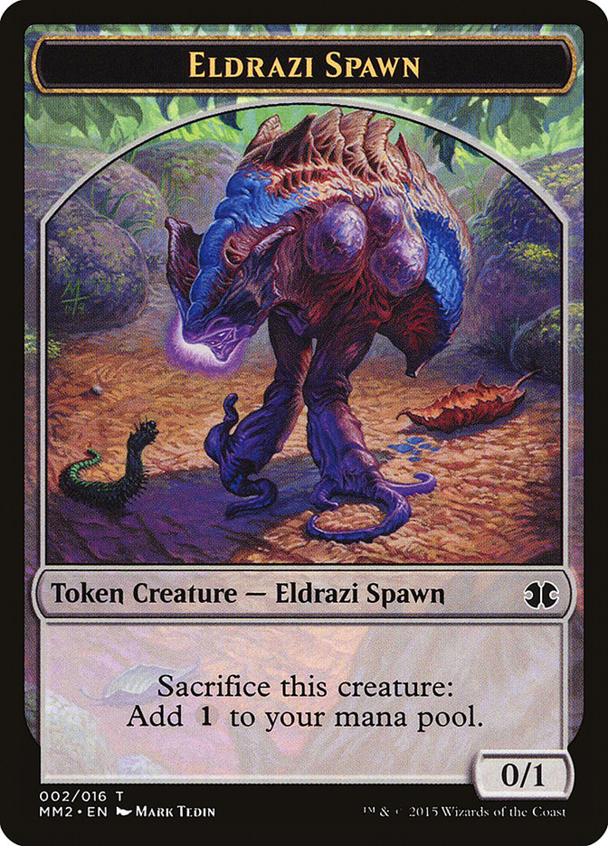 Eldrazi Spawn Token (002/016) [Modern Masters 2015 Tokens] | Chromatic Games