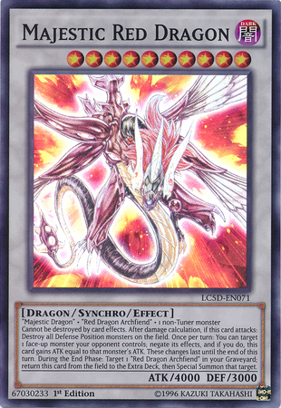 Majestic Red Dragon [LC5D-EN071] Super Rare | Chromatic Games