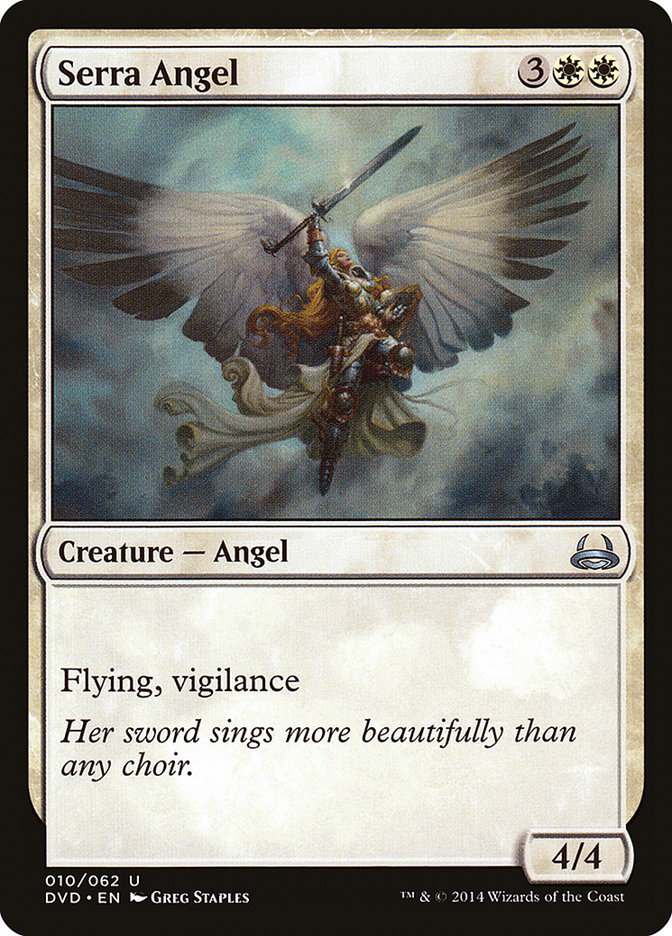 Serra Angel (Divine vs. Demonic) [Duel Decks Anthology] | Chromatic Games