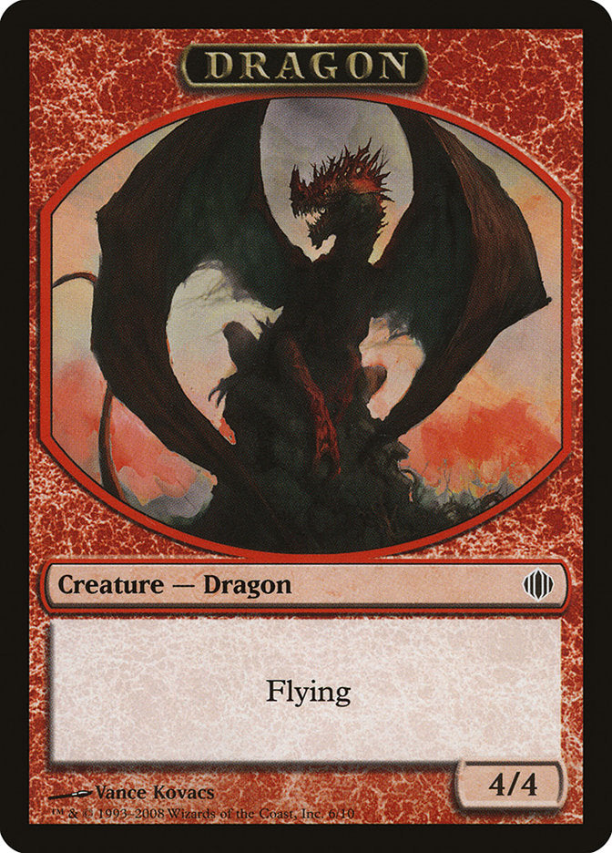 Dragon Token [Shards of Alara Tokens] | Chromatic Games