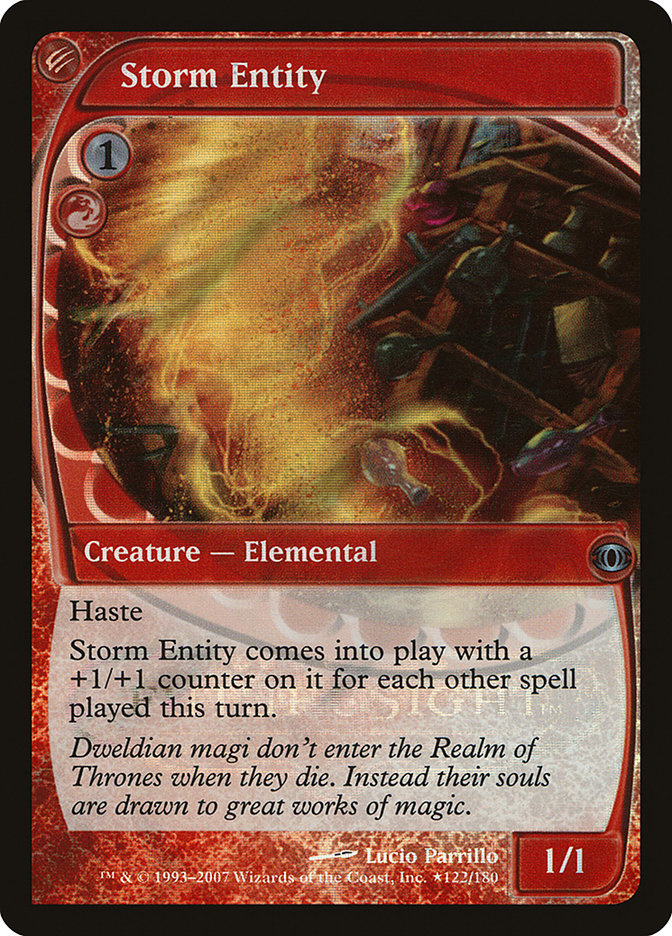 Storm Entity [Future Sight Promos] | Chromatic Games