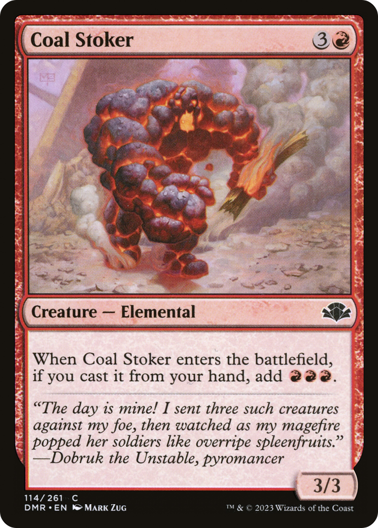 Coal Stoker [Dominaria Remastered] | Chromatic Games