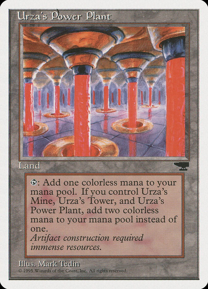 Urza's Power Plant (Red Columns) [Chronicles] | Chromatic Games