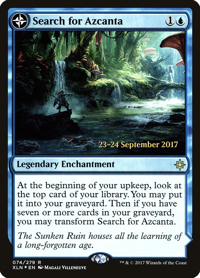 Search for Azcanta // Azcanta, the Sunken Ruin [Ixalan Prerelease Promos] | Chromatic Games