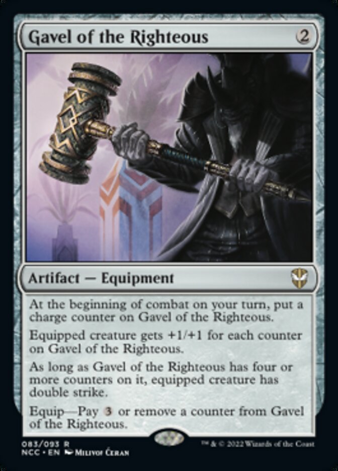 Gavel of the Righteous [Streets of New Capenna Commander] | Chromatic Games