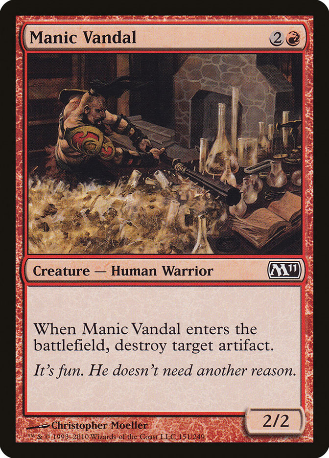 Manic Vandal [Magic 2011] | Chromatic Games