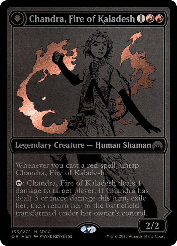 Chandra, Fire of Kaladesh // Chandra, Roaring Flame [San Diego Comic-Con 2015] | Chromatic Games