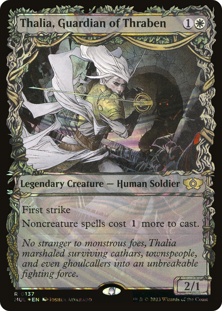 Thalia, Guardian of Thraben (Halo Foil) [Multiverse Legends] | Chromatic Games