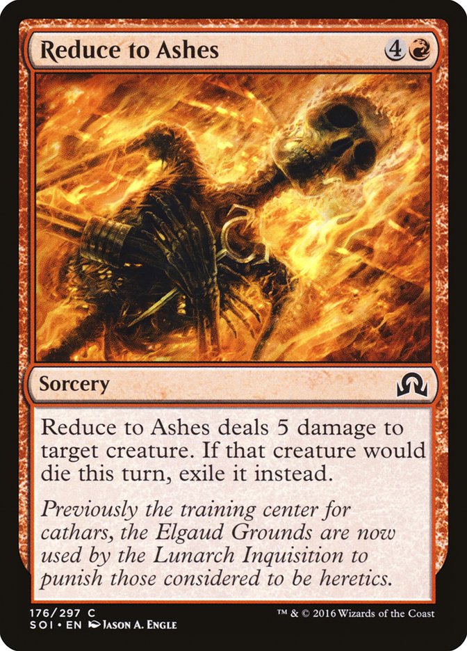 Reduce to Ashes [Shadows over Innistrad] | Chromatic Games