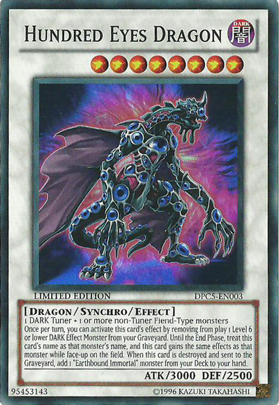 Hundred Eyes Dragon [DPC5-EN003] Super Rare | Chromatic Games