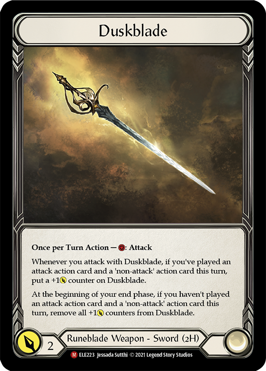 Duskblade [ELE223] (Tales of Aria)  1st Edition Cold Foil | Chromatic Games