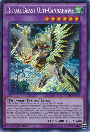 Ritual Beast Ulti-Cannahawk [THSF-EN030] Secret Rare | Chromatic Games