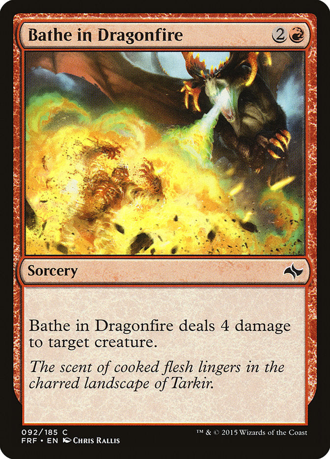 Bathe in Dragonfire [Fate Reforged] | Chromatic Games