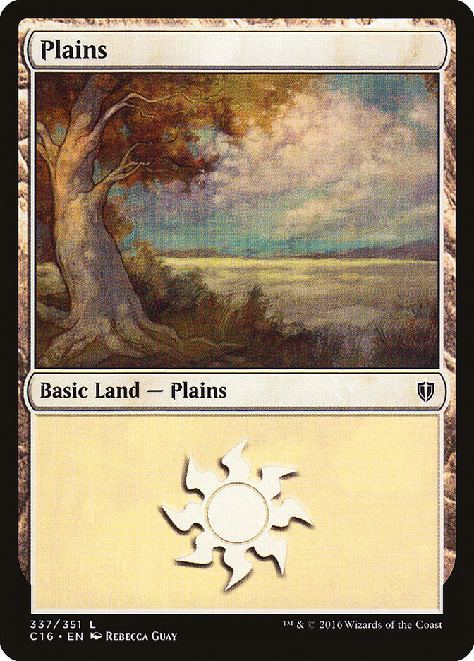 Plains (337) [Commander 2016] | Chromatic Games