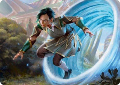 Vortex Runner Art Card [Strixhaven: School of Mages Art Series] | Chromatic Games