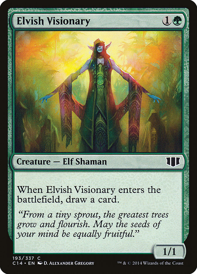 Elvish Visionary [Commander 2014] | Chromatic Games