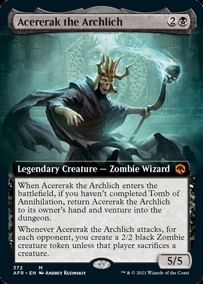 Acererak the Archlich (Extended Art) [Dungeons & Dragons: Adventures in the Forgotten Realms] | Chromatic Games