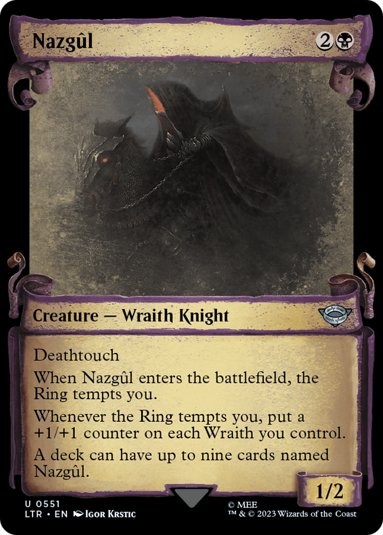 Nazgul (0551) [The Lord of the Rings: Tales of Middle-Earth Showcase Scrolls] | Chromatic Games