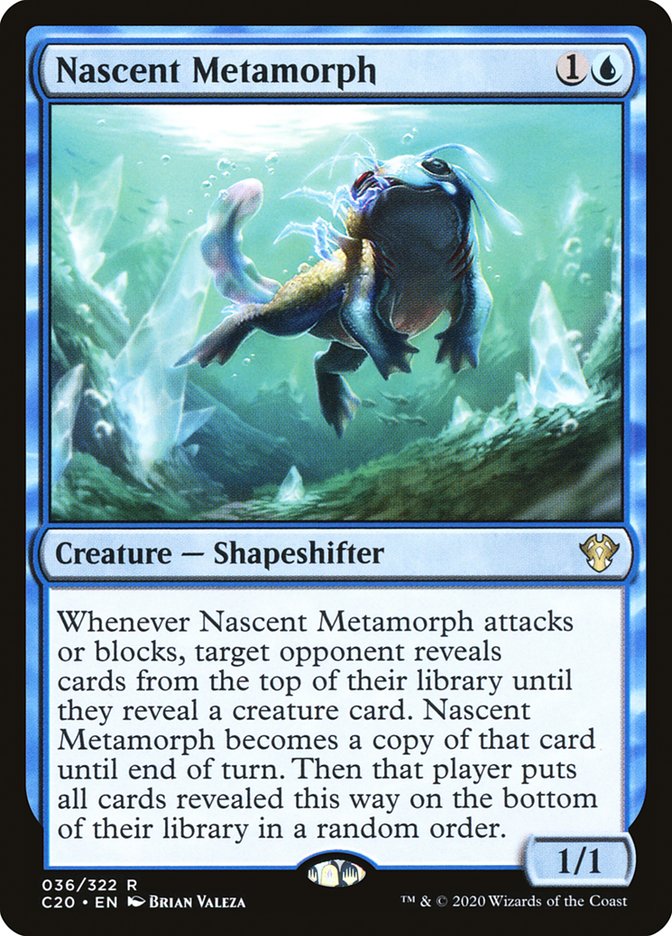 Nascent Metamorph [Commander 2020] | Chromatic Games