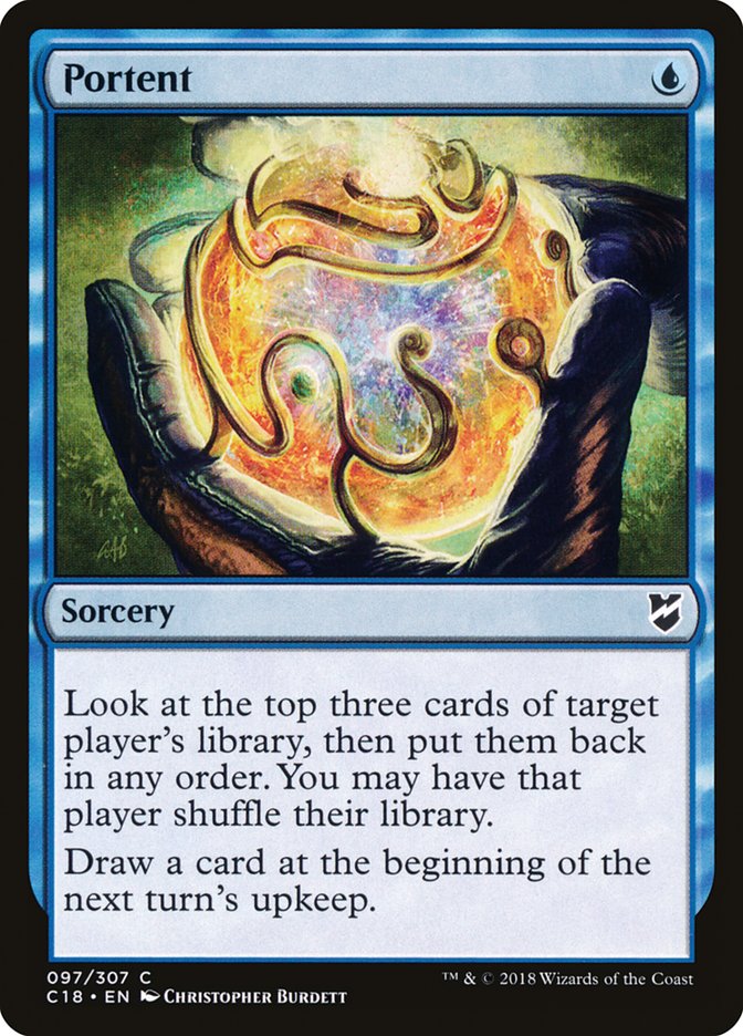 Portent [Commander 2018] | Chromatic Games