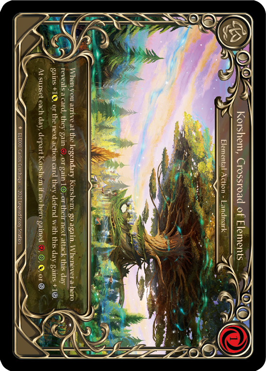 Korshem, Crossroad of Elements [ELE000] (Tales of Aria)  1st Edition Cold Foil | Chromatic Games