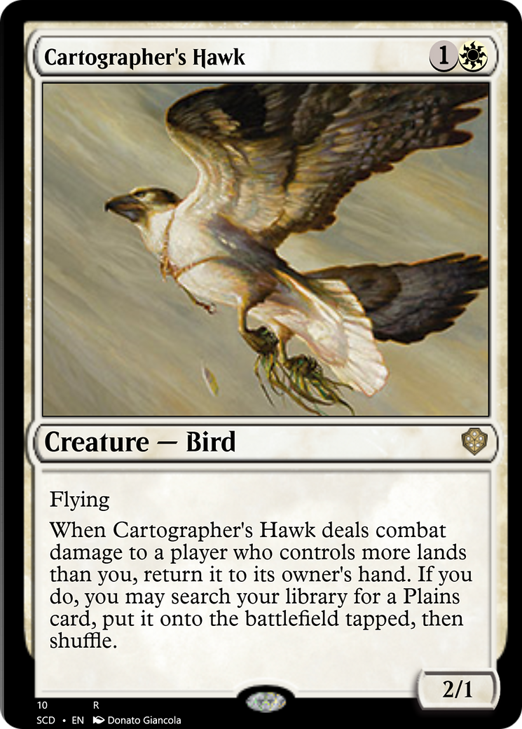 Cartographer's Hawk [Starter Commander Decks] | Chromatic Games