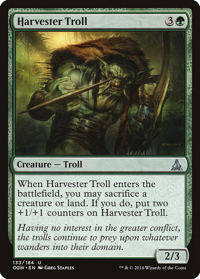 Harvester Troll [Oath of the Gatewatch] | Chromatic Games