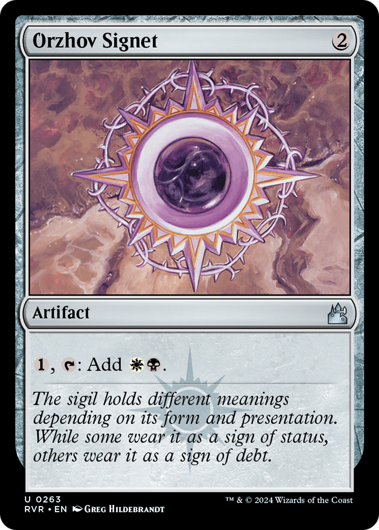 Orzhov Signet [Ravnica Remastered] | Chromatic Games