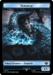 Tentacle // Food (0023) Double-Sided Token (Surge Foil) [The Lord of the Rings: Tales of Middle-Earth Tokens] | Chromatic Games