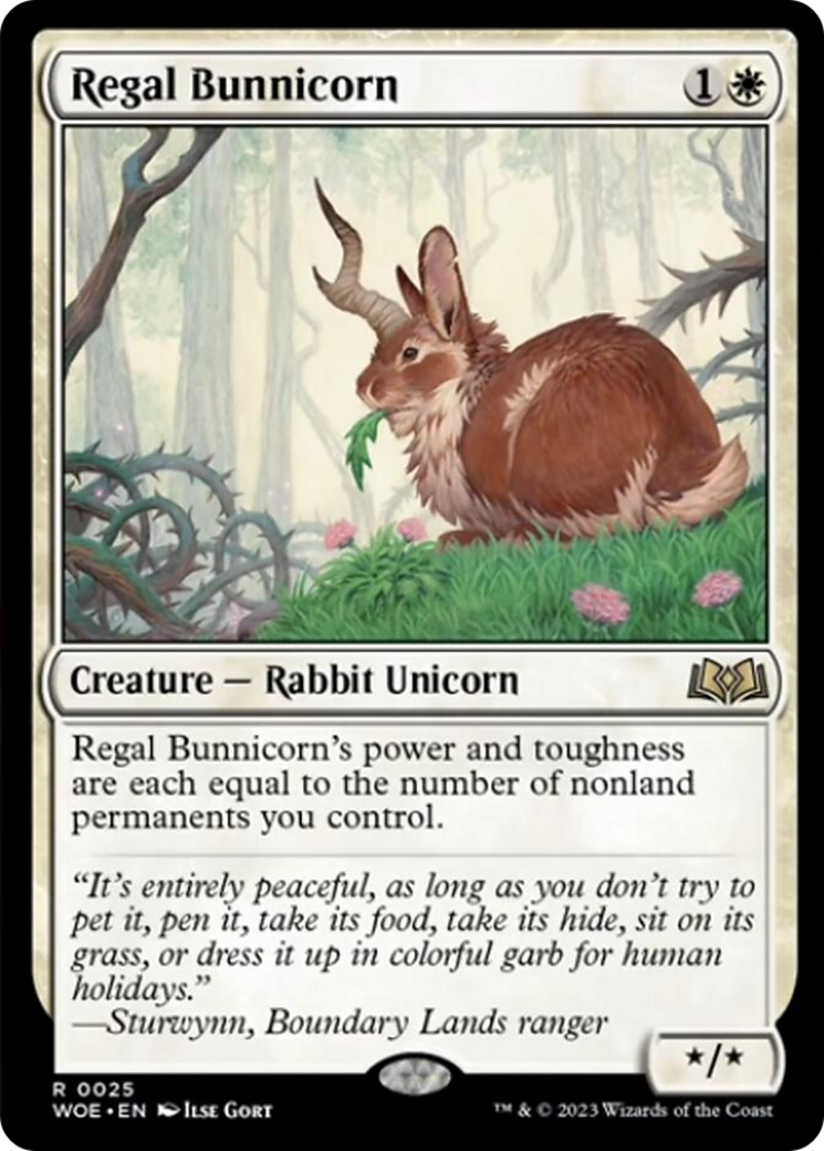 Regal Bunnicorn [Wilds of Eldraine] | Chromatic Games