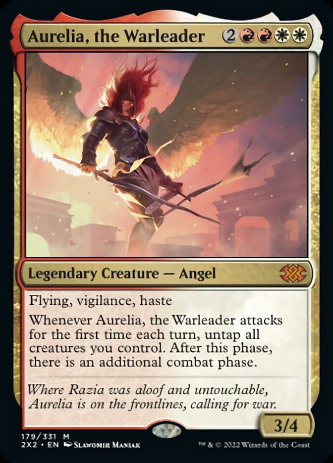 Aurelia, the Warleader [Double Masters 2022] | Chromatic Games