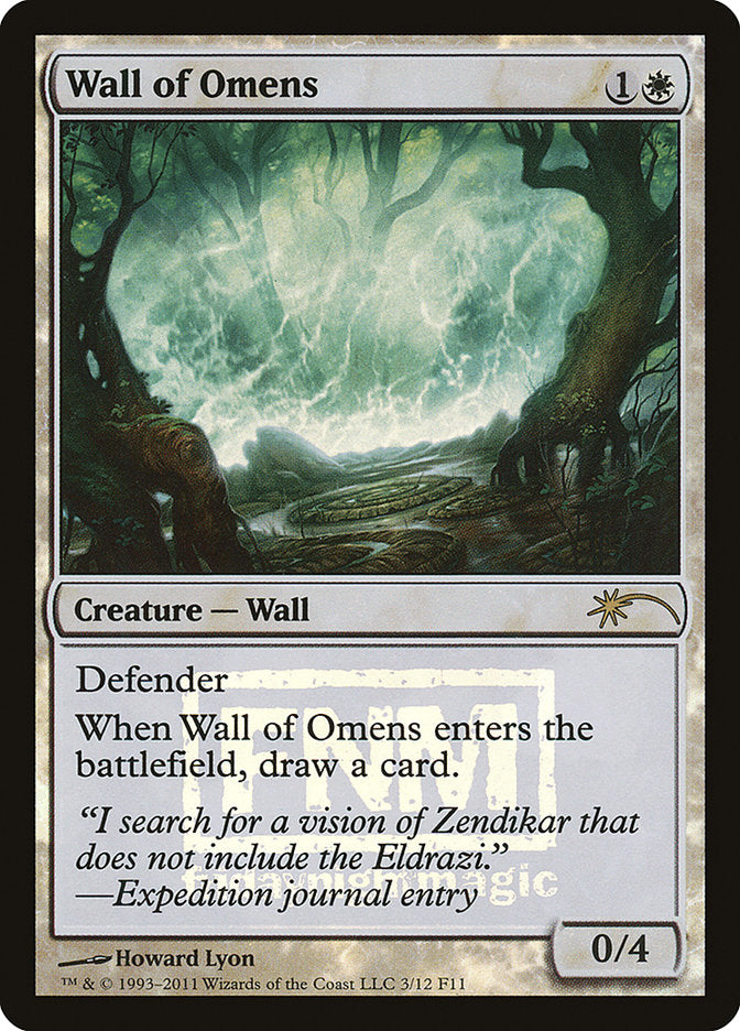 Wall of Omens [Friday Night Magic 2011] | Chromatic Games