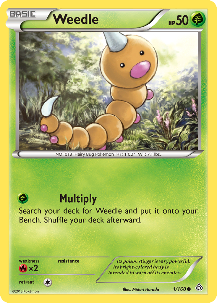 Weedle (1/160) [XY: Primal Clash] | Chromatic Games