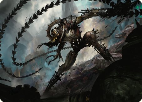 Razorlash Transmogrant Art Card [The Brothers' War Art Series] | Chromatic Games