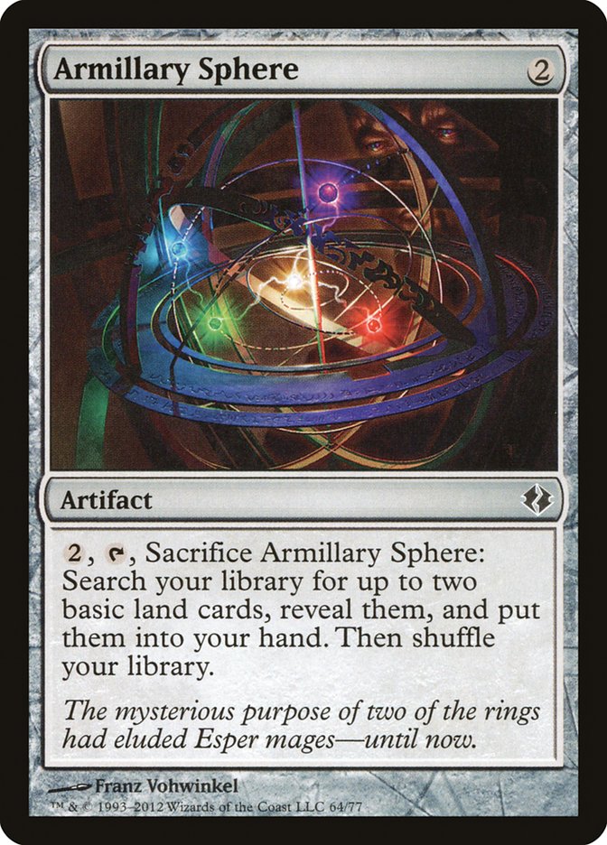 Armillary Sphere [Duel Decks: Venser vs. Koth] | Chromatic Games