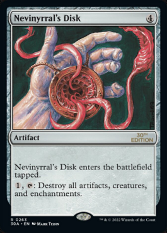 Nevinyrral's Disk [30th Anniversary Edition] | Chromatic Games