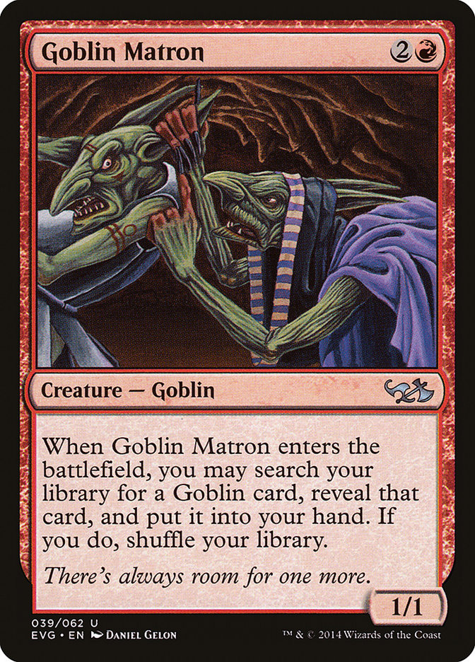 Goblin Matron (Elves vs. Goblins) [Duel Decks Anthology] | Chromatic Games