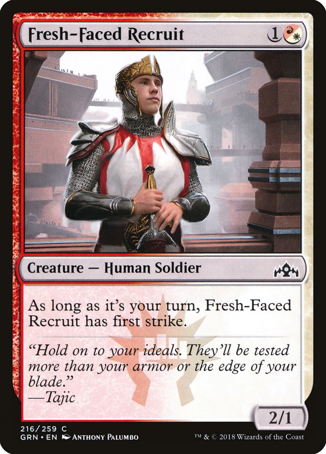 Fresh-Faced Recruit [Guilds of Ravnica] | Chromatic Games