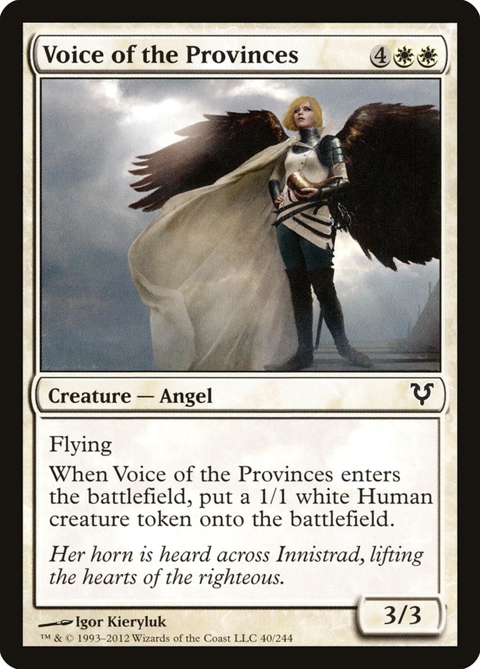 Voice of the Provinces [Avacyn Restored] | Chromatic Games