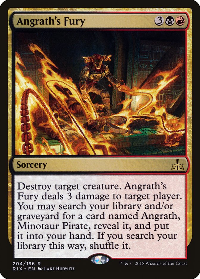 Angrath's Fury [Rivals of Ixalan] | Chromatic Games