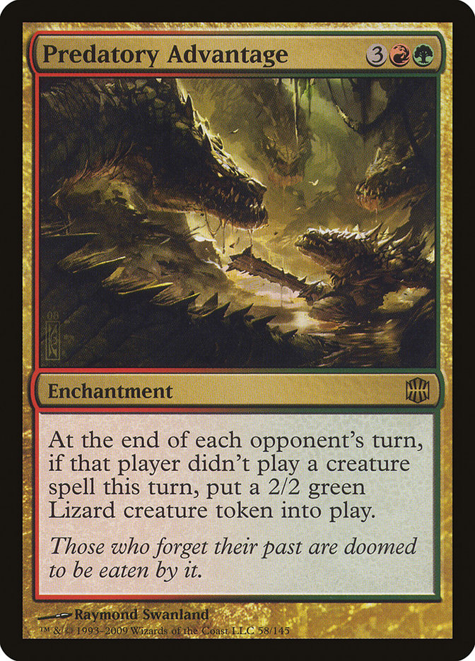 Predatory Advantage [Alara Reborn] | Chromatic Games