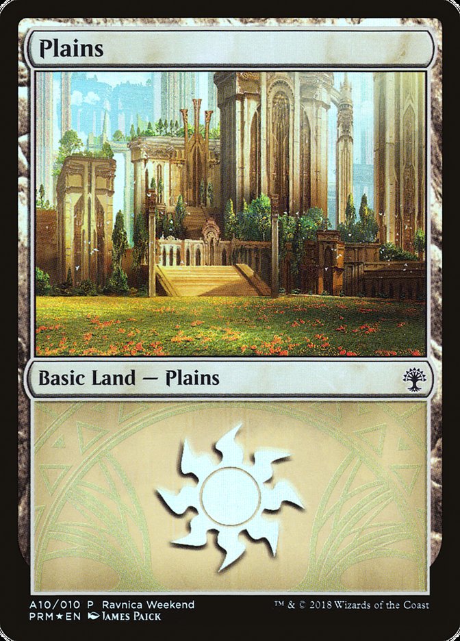 Plains (A10) [Ravnica Allegiance Ravnica Weekend] | Chromatic Games