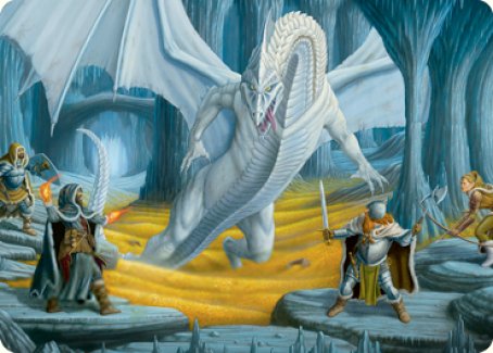 Cave of the Frost Dragon Art Card [Dungeons & Dragons: Adventures in the Forgotten Realms Art Series] | Chromatic Games