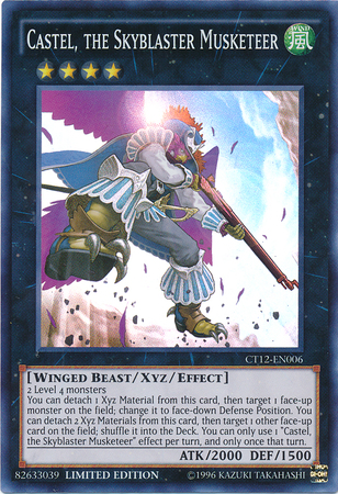 Castel, the Skyblaster Musketeer [CT12-EN006] Super Rare | Chromatic Games