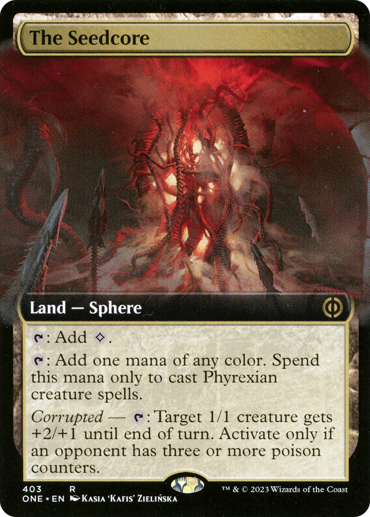 The Seedcore (Extended Art) [Phyrexia: All Will Be One] | Chromatic Games